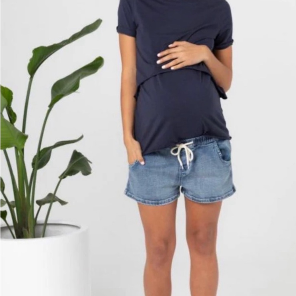 Maternity denim shorts Legoe Heritage